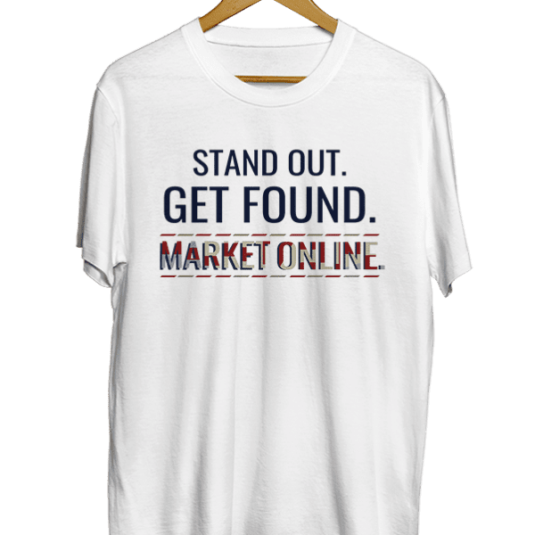 Stand out get found market online white