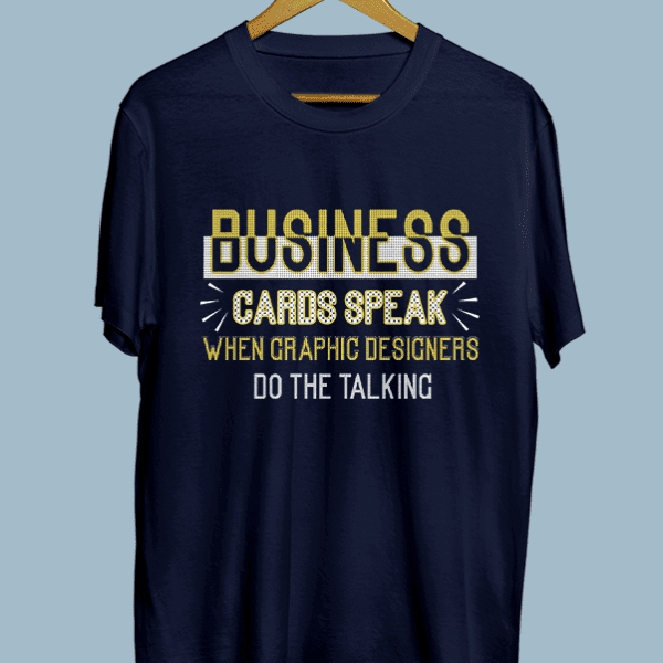 Business cards speak when the Graphic Designer do the talking